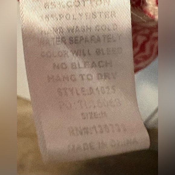 Umgee Red and White Paisley Dress - Picture 3 of 6